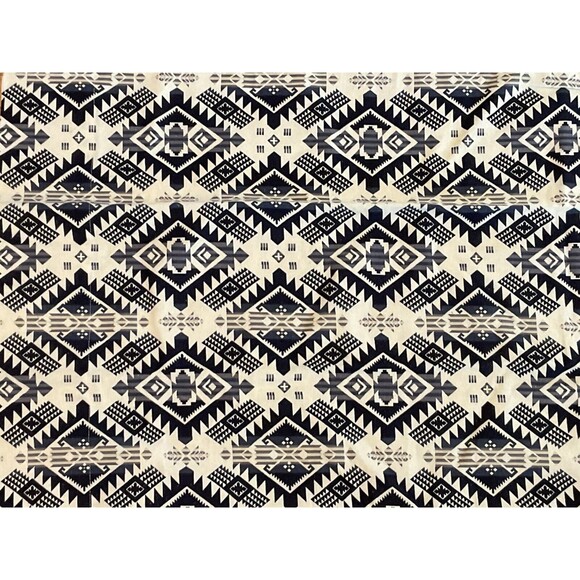 Pendleton Westward Journey Queen Pillow Case Only 20 X 31” Flannel Navy Aztec - Picture 1 of 7